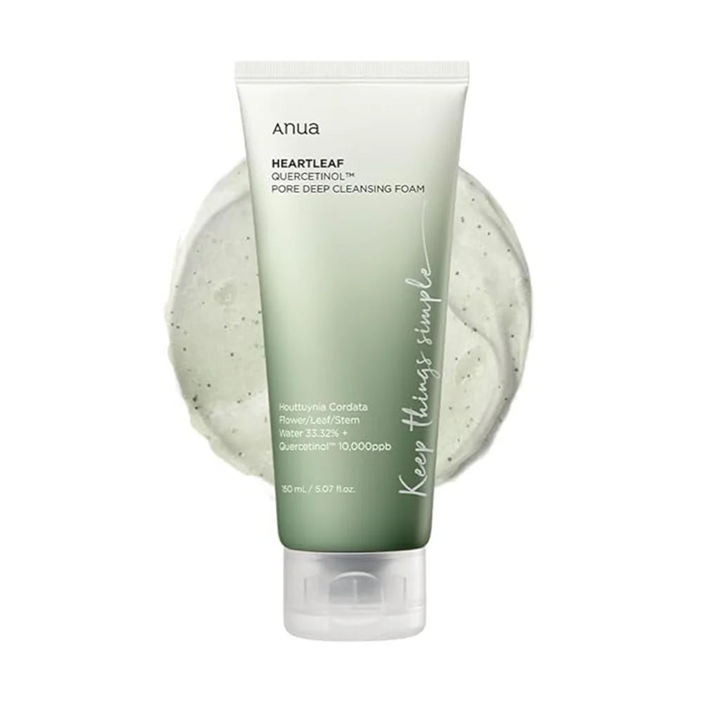 ANUA Double Cleansing Bundle – Heartleaf Pore Control Oil & Deep Cleansing Foam + FREE Mini Toner