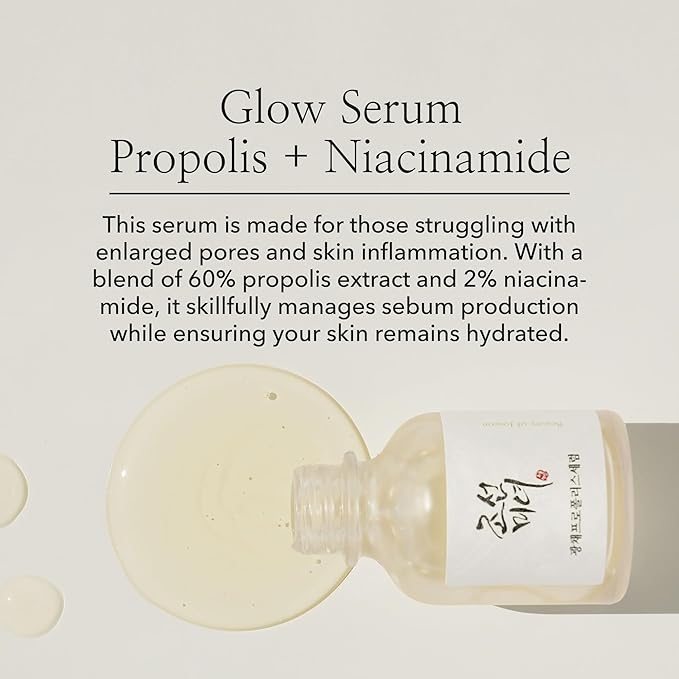Beauty of Joseon Glow Serum: Propolis + Niacinamide – Radiance-Boosting & Soothing Serum (30ml)