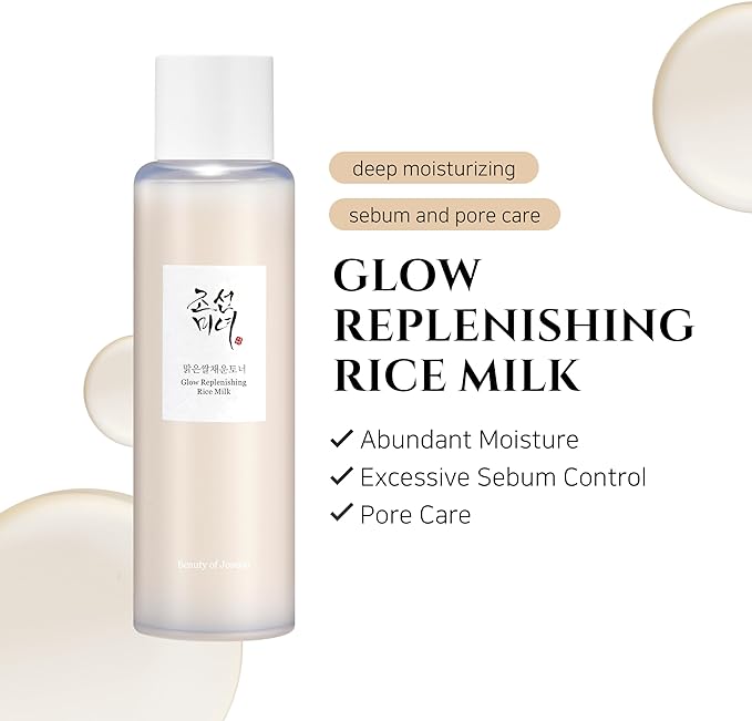 BEAUTY OF JOSEON Glow Replenishing Rice Milk – Hydrating & Sebum-Control Toner (150ml)