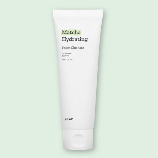 B.LAB Matcha Hydrating Foam Cleanser 120 ml – antioxidant matcha foam cleanser for hydration and gentle pore clarity