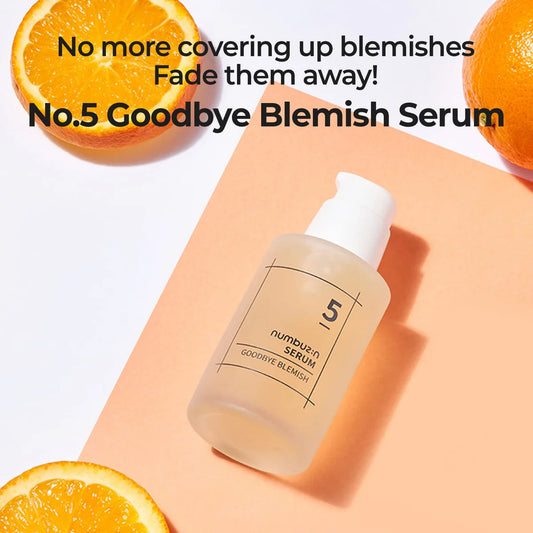 NUMBUZIN No. 5 Goodbye Blemish Serum – Brightening & Clarifying Treatment for Blemish-Prone Skin (50ml)