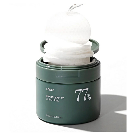 ANUA Heartleaf 77% Clear Pad – Gentle Exfoliation & Soothing Toner Pads (70 Pads)