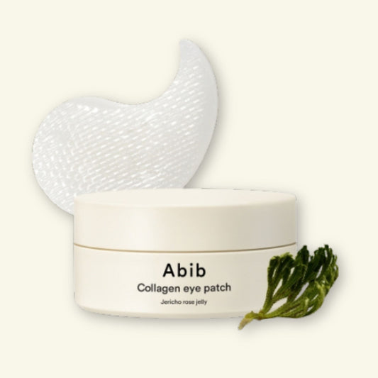 ABIB Collagen Eye Patch Jericho Rose Jelly 60pcs – Firming Hydrating Hydrogel Eye Patches