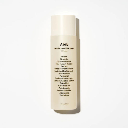Abib Jericho Rose PHA Toner Skin Booster 200ml – Hydrating Korean Exfoliating Toner