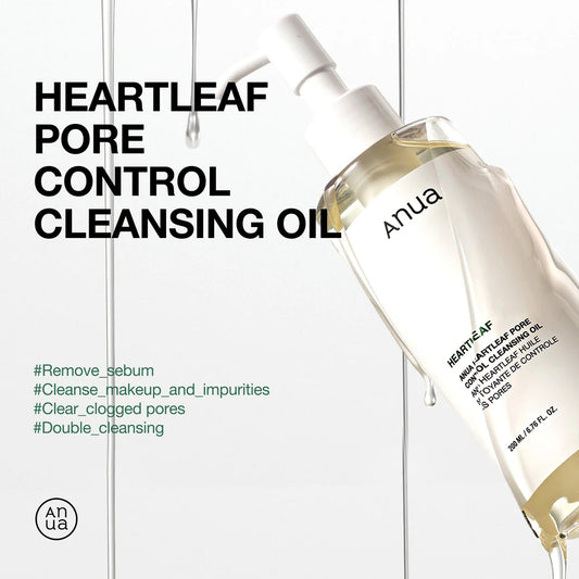 ANUA Double Cleansing Bundle – Heartleaf Pore Control Oil & Deep Cleansing Foam + FREE Mini Toner