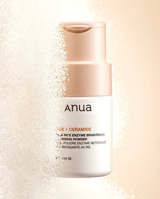 ANUA Rice Enzyme Brightening Cleansing Powder – Gentle Exfoliating & Brightening Cleanser (40g)