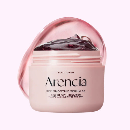 ARENCIΑ Red Smoothie Serum 30 exfoliating and brightening overnight serum