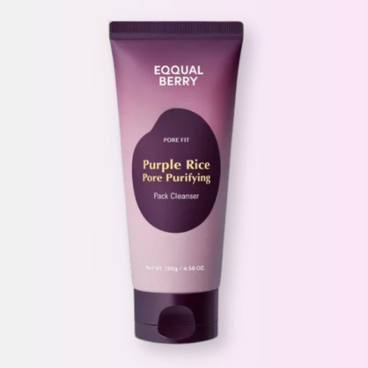 EQQUALBERRY Purple Rice Pore Purifying Pack Cleanser – 130g