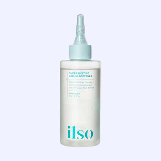 ILSO Super Melting Sebum Softener (150 ml) – charcoal and salicylic acid pore softening gel for deep clean prep