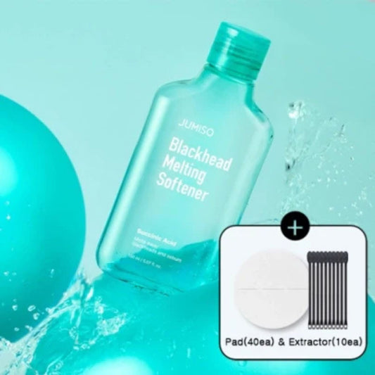 JUMISO Blackhead Melting Softner Set with cotton pads and swabs