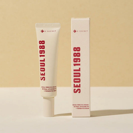K‑SECRET Seoul 1988 Eye Cream – 4% retinal and fermented bean-rich cream for anti-aging and brightening under eyes