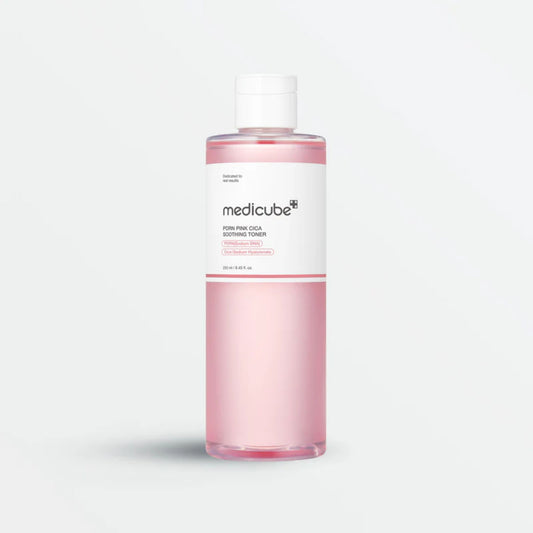 MEDICUBE PDRN Pink Cica Soothing Toner 250ml – Calming Hydrating Toner