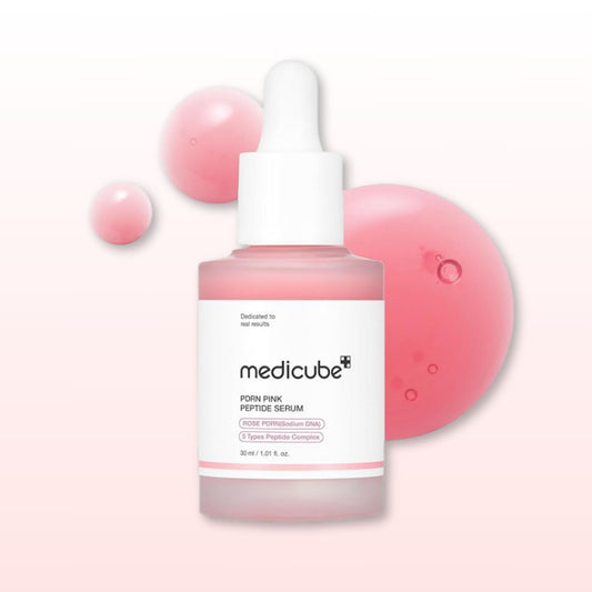 MEDICUBE PDRN Pink Peptide Serum 30ml – Glow Boosting Serum