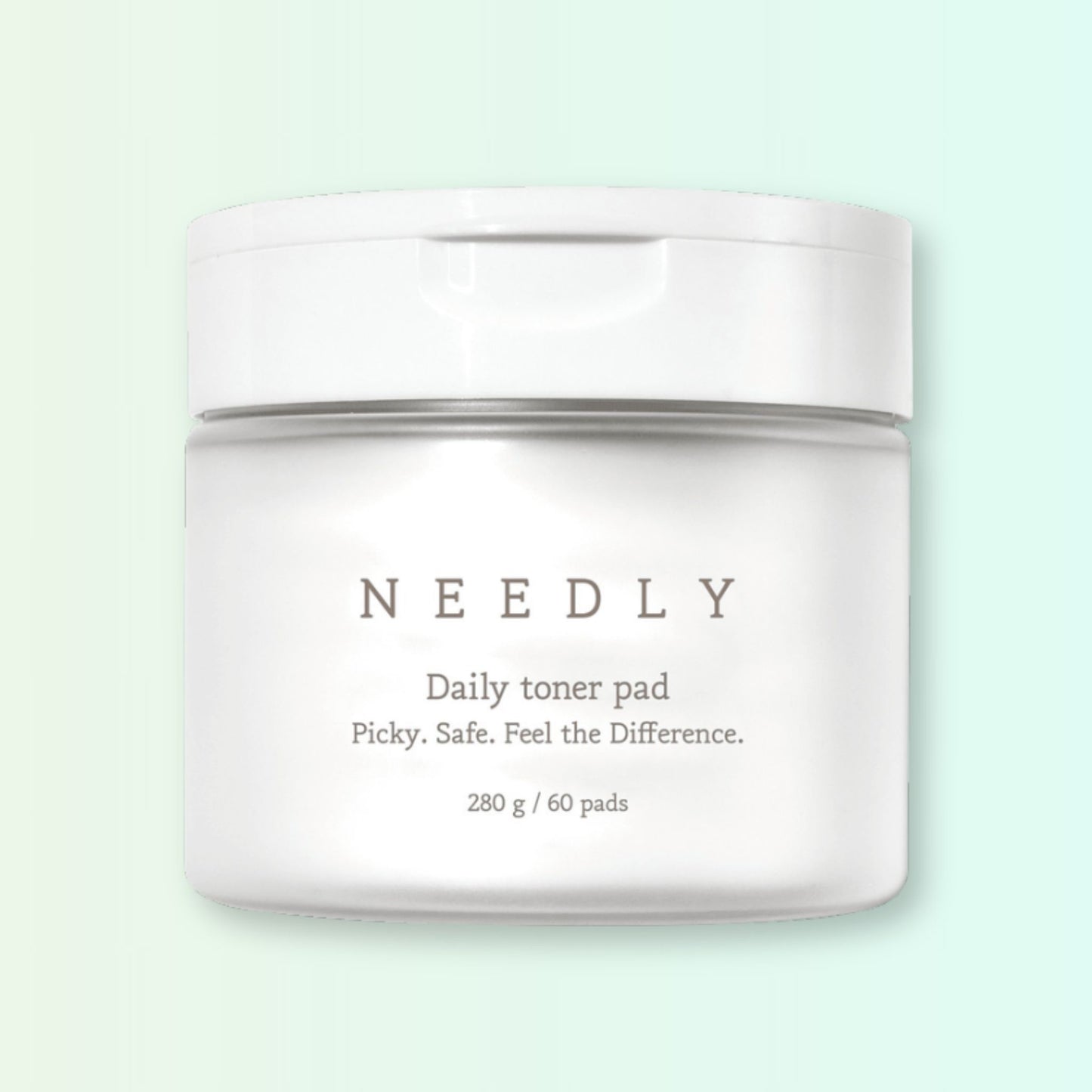 NEEDLY Daily Toner Pad – 60 Pads / 280g – Gentle Exfoliating & Hydrating Korean Skincare