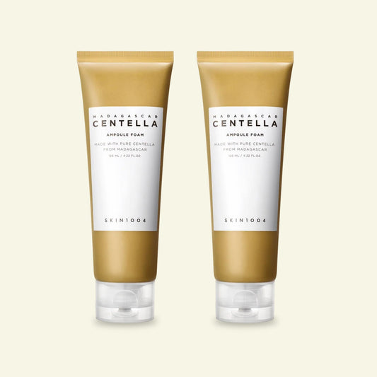 SKIN1004 Madagascar Centella Ampoule Foam Pack of 2 for gentle cleansing