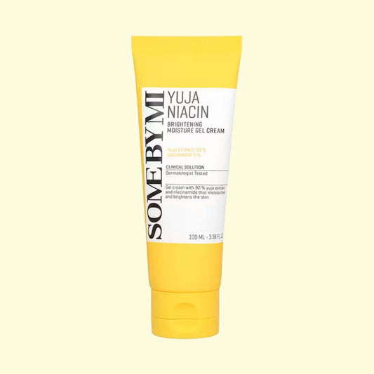 SOME BY MI Yuja Niacin Brightening Moisture Gel Cream 100ml with Yuja extract and Niacinamide for brightening and hydration
