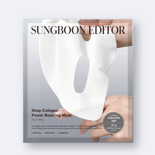 SUNGBOON EDITOR Deep Collagen Power Boosting Sheet Mask (4‑Pack)