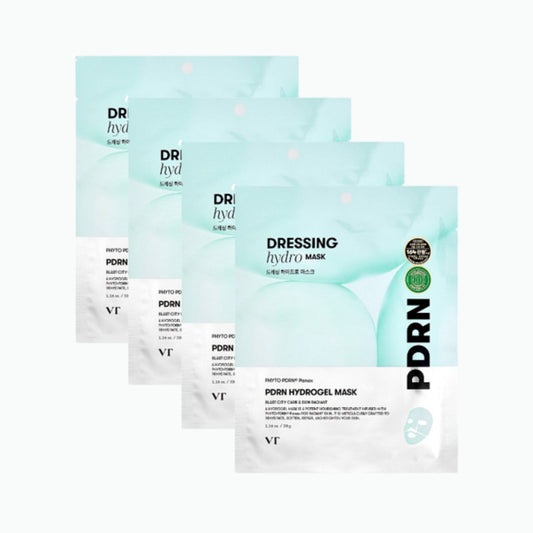 VT COSMETICS PDRN Hydrogel Mask (4ea) – Firming & Hydrating Sheet Mask