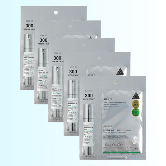 VT COSMETICS Reedle Shot 300 2-Step Mask – 5-Pack