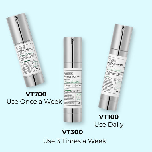 VT Reedle Shot Essence – Micro-Needle CICA Treatment in 3 Strengths