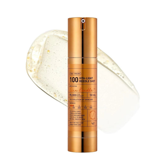 VT Vita-Light Reedle Shot 100 – vitamin C micro-spicule brightening serum for pores and texture