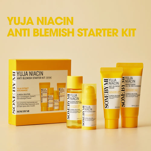 SOME BY MI Yuja Niacin Anti‑Blemish Starter Kit (4‑Piece)