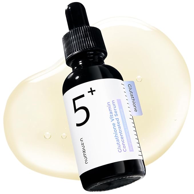 NUMBUZIN No.5 Vitamin Concentrated Serum – 30ml amber bottle designed to brighten, even tone, and reduce dark spots