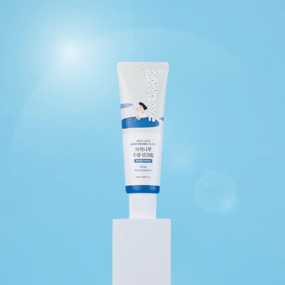 ROUND LAB Birch Moisturizing Sunscreen UV Lock SPF 45+ Broad Spectrum (50ml)