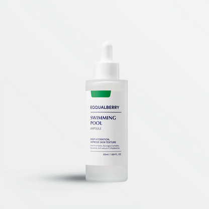 Skincare bottle labeled 'Equalberry' on a white background