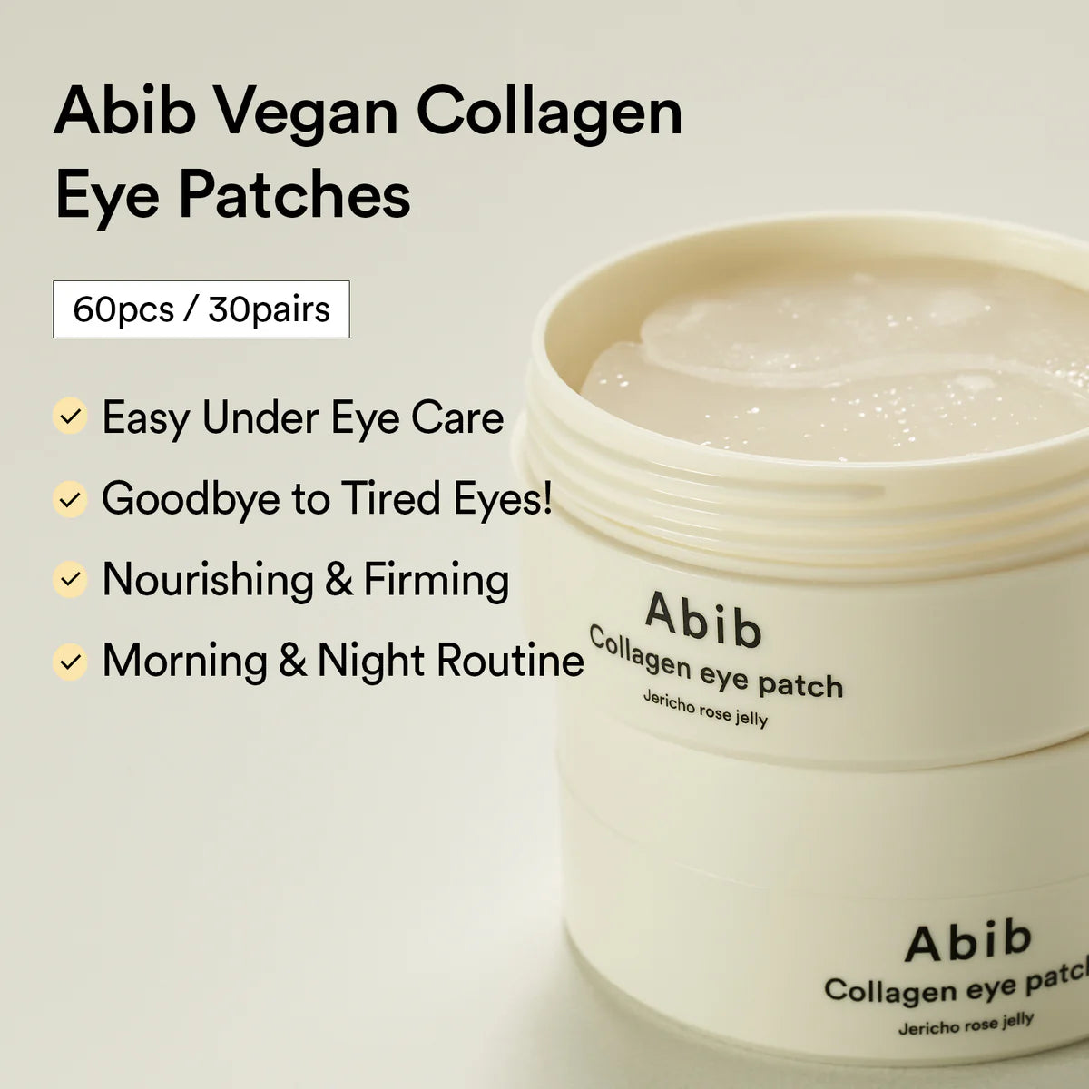 ABIB Collagen Eye Patch Jericho Rose Jelly (60 pcs / 90 ml)