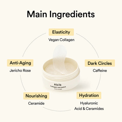 ABIB Collagen Eye Patch Jericho Rose Jelly (60 pcs / 90 ml)