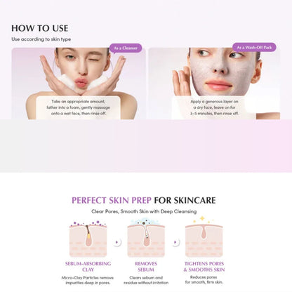 EQQUALBERRY Purple Rice Cleansing Duo – Oil + Pack Cleanser