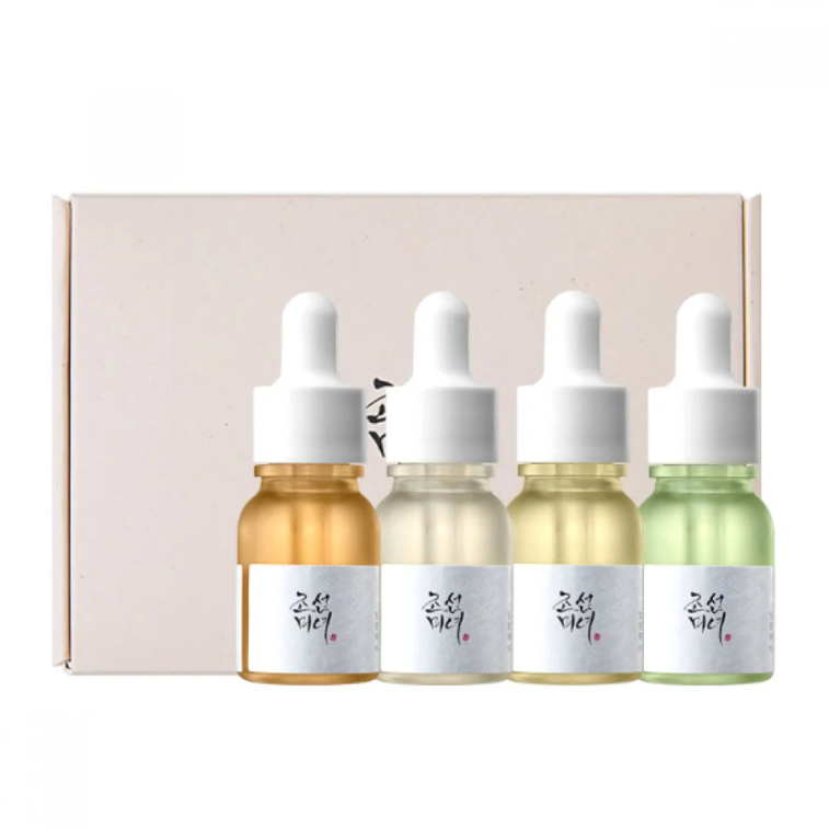 BEAUTY OF JOSEON Hanbang Serum Discovery Kit – 4 mini serums in a boxed set, designed to treat multiple skin concerns with traditional herbal ingredients