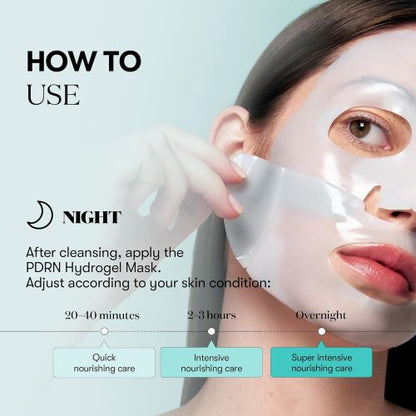 VT COSMETICS PDRN Hydrogel Mask (4ea) – Firming & Hydrating Sheet Mask