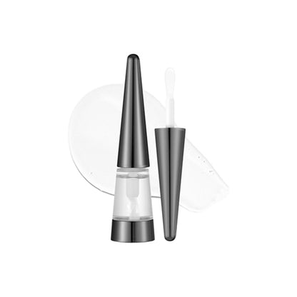 Two silver cone-shaped objects on a white background