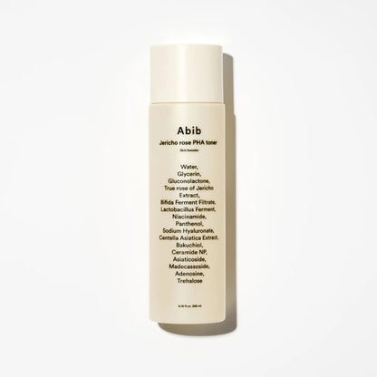 Abib Jericho Rose PHA Toner Skin Booster 200ml – Hydrating Korean Exfoliating Toner