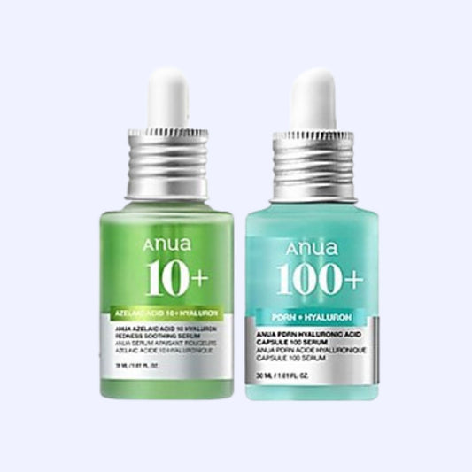 ANUA Azelaic Acid and Niacinamide TXA Serum bundle for soothing and brightening