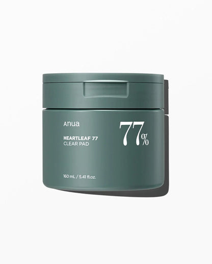 ANUA Heartleaf 77% Clear Pad – Gentle Exfoliation & Soothing Toner Pads (70 Pads)