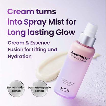 bioheal boh probioderm 3d lifting cream mist 100ml korean firming facial mist