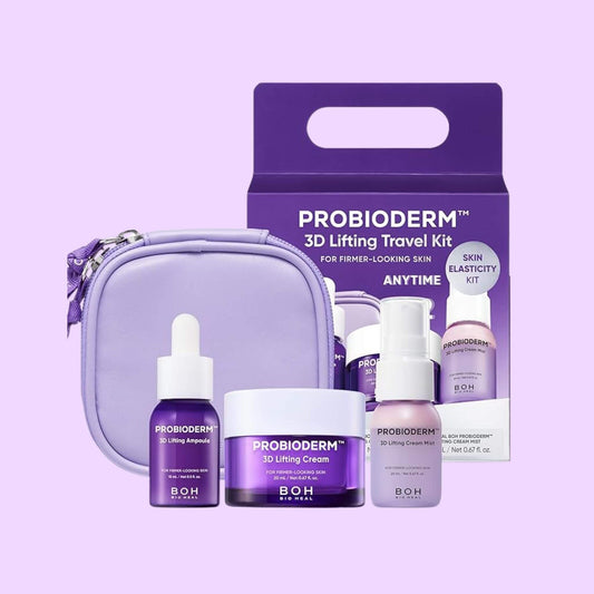 bioheal boh probioderm 3d lifting travel size skin care kit korean firming set