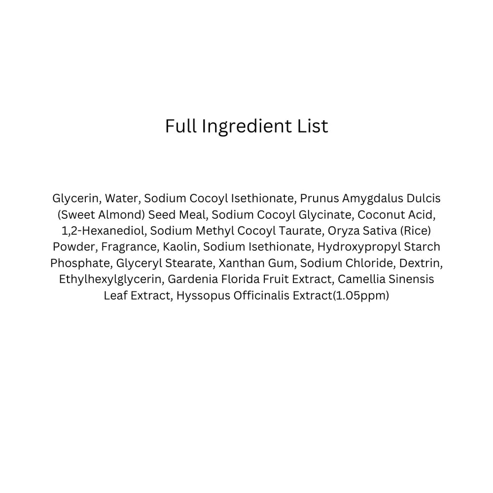 ARENCIA Blue Hyssop Rice Mochi Cleanser (120 g)
