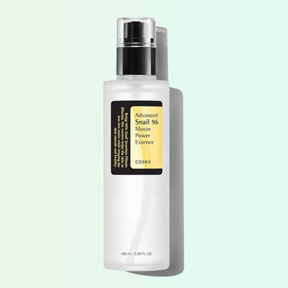 COSRX Advanced Snail 96 Mucin Power Essence — hydrating and repairing essence with 96% snail mucin, 100ml