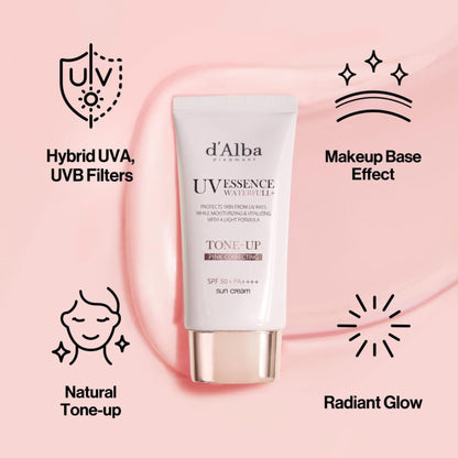 D'ALBA UV Essence Waterfull Tone-Up Sun Cream SPF50+ PA++++ (50ml)