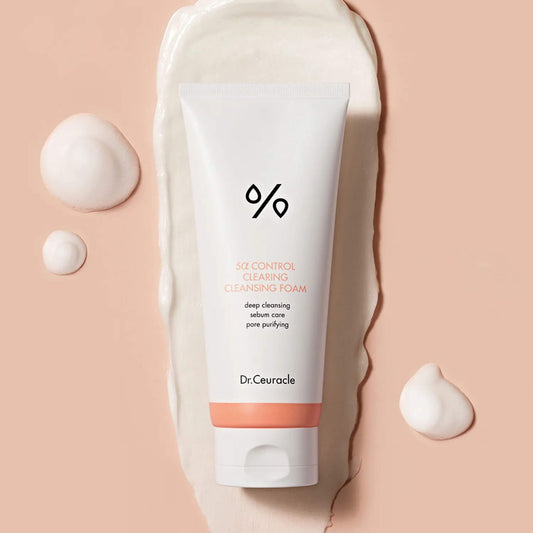 dr ceuracle 5 alpha control clearing cleansing foam 200ml korean oil control cleanser