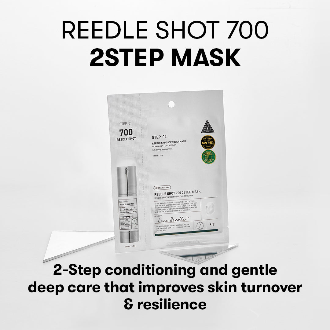 VT COSMETICS Reedle Shot 700 2-Step Mask (5ea)