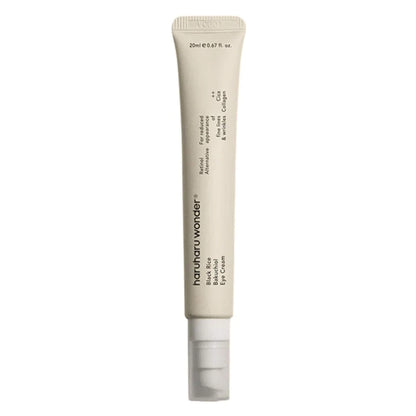 Haruhu wonder eye cream tube on a white background