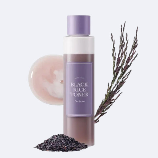 I’M FROM Black Rice Toner 150 ml – fermented rice hydrating dual‑layer toner for sebum control and bright hydration