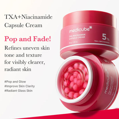 MEDICUBE Age‑R Booster Pro Device + TXA Niacinamide Capsule Cream (55g) Set