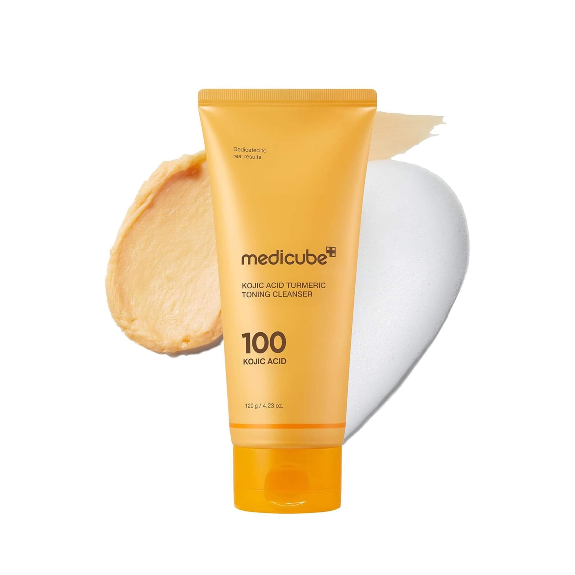 medicube kojic acid turmeric toning cleanser 120g brightening clarifying korean face wash