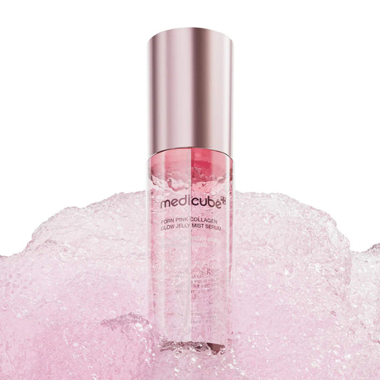 medicube pdrn pink collagen glow jelly mist serum 100ml korean hydrating glow mist